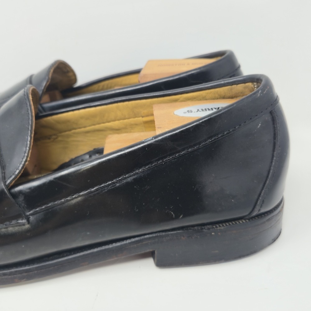 Brooks Brothers Mens Black Leather Penny Loafers Size 12 D Slip On Dress Shoes - Picture 8 of 16